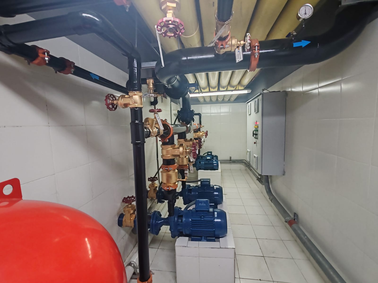 Sistema de bombeo agua potable campus