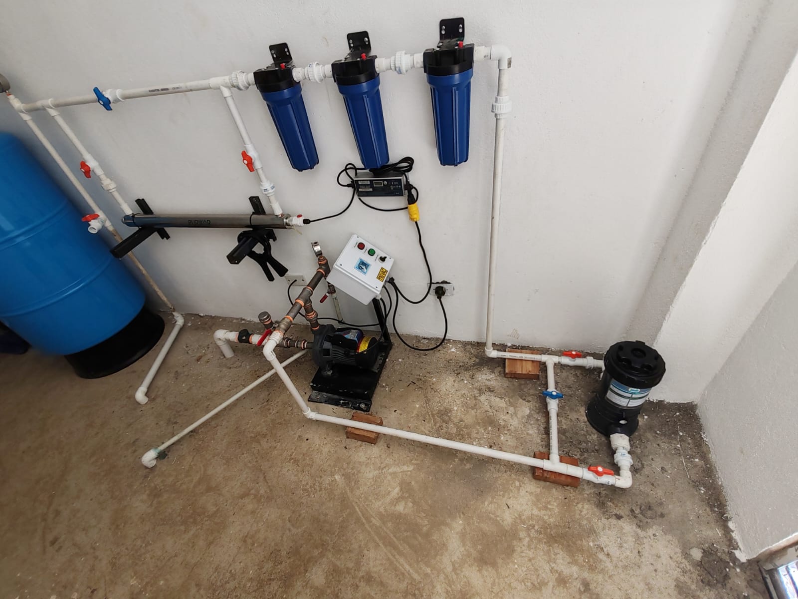 Sistema bombeo presión automatizado