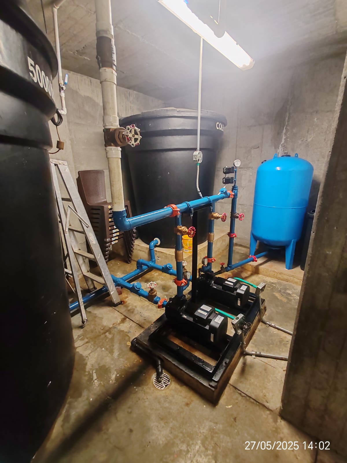 Sistema bombeo presión automatizado