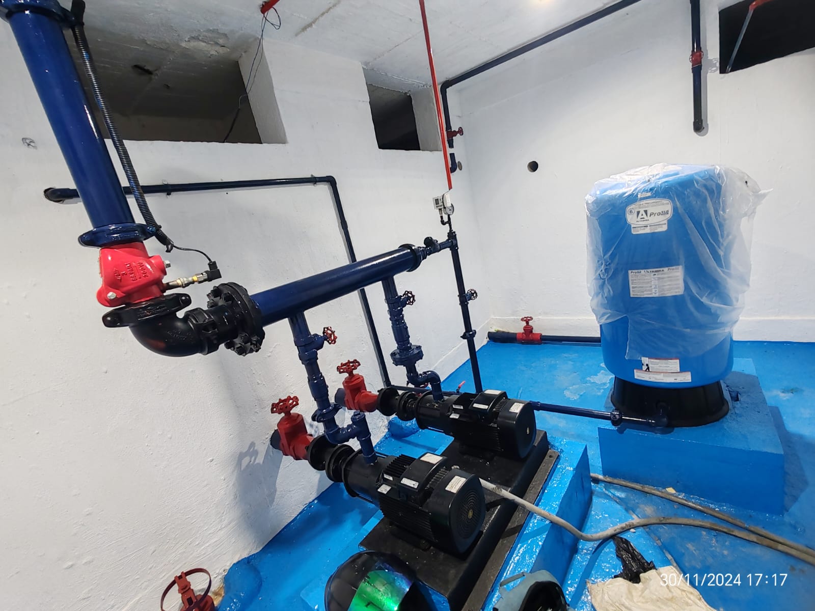 Sistema control fluidos industrial
